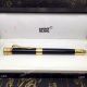 2019 Copy Mont blanc Writers Edition Gold Clip Precious Resin Rollerball Pen (5)_th.jpg